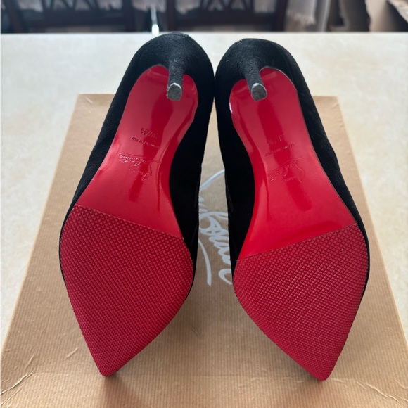 Christian Louboutin Black Heeled Boots - Picture 3 of 4
